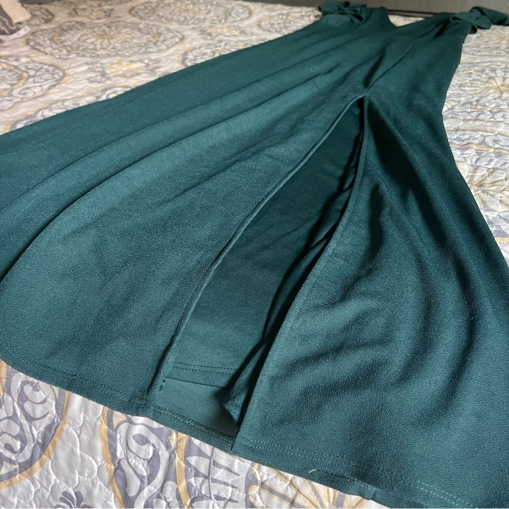 Birdy Grey Emerald Hannah Maxi Bridesmaid Wedding Empire Waist Dress, Large - Picture 5 of 11